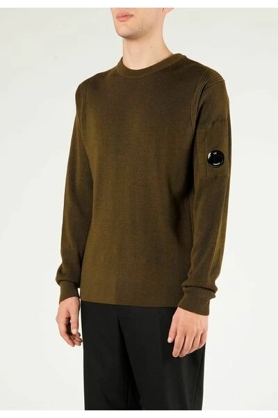 C.P. Company Truien & Vesten Round-neck Knitwear Green 4 C.P. Company Truien & Vesten Round-neck Knitwear Green - Afbeelding 4