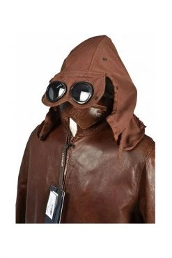 C.P. Company Leren Jassen Skin Hunter Brown -C.P. Company Winkel eab6df80887c38b971dfec28d8175c0f