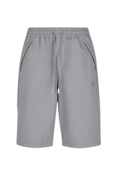 C.P. Company Korte Broeken SWEATBERMUDA CARGO DYSHELL Gray 3 C.P. Company Korte Broeken SWEATBERMUDA CARGO DYSHELL Gray - Afbeelding 3