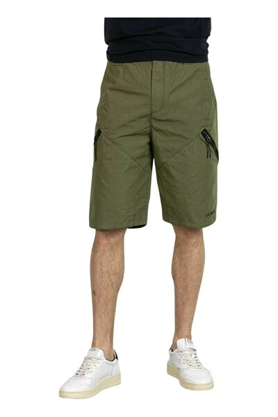 C.P. Company Korte Broeken Bermuda Ripstop Cargo Green 1 C.P. Company Korte Broeken Bermuda Ripstop Cargo Green