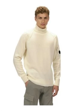 C.P. Company Truien & Vesten Turtleneck Beige -C.P. Company Winkel ee01680473a7dc34fc485fb51458ee50