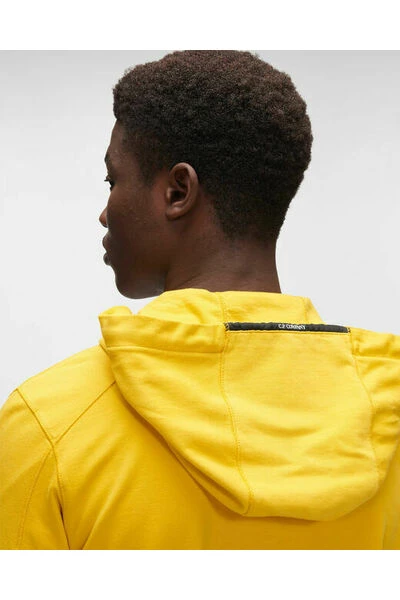 C.P. Company Hoodies & Sweatvesten Light Fleece Zipped Hoodie Yellow 1 C.P. Company Hoodies & Sweatvesten Light Fleece Zipped Hoodie Yellow
