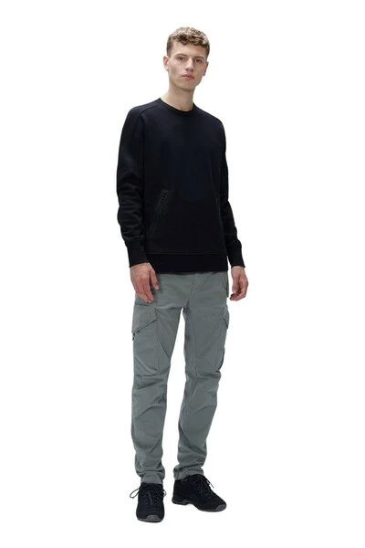 C.P. Company Hoodies & Sweatvesten Diagonal Raised Sweatshirt Black 4 C.P. Company Hoodies & Sweatvesten Diagonal Raised Sweatshirt Black - Afbeelding 4