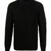 C.P. Company Truien & Vesten Round-neck Knitwear Black
