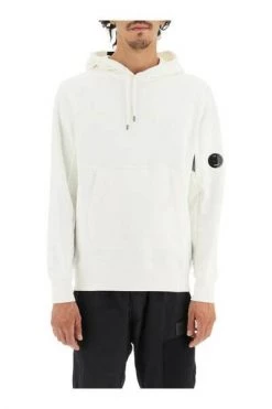 C.P. Company Hoodies & Sweatvesten Knitwear White