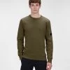 C.P. Company Hoodies & Sweatvesten Logo Strap Crewneck Sweatshirt Green