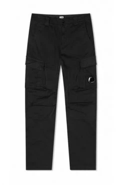 C.P. Company Broeken Lens Pocket Sateen Cargo Pant Black -C.P. Company Winkel f17125811ee1181dc79338716ba67042