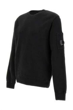 C.P. Company Truien & Vesten Round-neck Knitwear Black -C.P. Company Winkel f17e935c9c0487cc4ce637558b095a6b