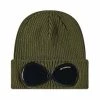 C.P. Company Hoeden Goggle Beanie Green