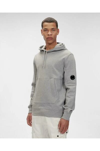 C.P. Company Hoodies & Sweatvesten Diagonal Raised Fleece Pullover Hoodie Gray 1 C.P. Company Hoodies & Sweatvesten Diagonal Raised Fleece Pullover Hoodie Gray