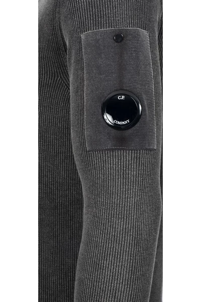 C.P. Company Vesten Cardigan Gray 6 C.P. Company Vesten Cardigan Gray - Afbeelding 6