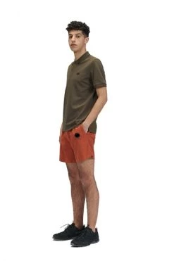 C.P. Company Badmode Garment Dyed Swin Shorts Brown -C.P. Company Winkel f62f28a5a9a51b462073c3111dab98d7