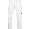 C.P. Company Broeken Cargo Pants White