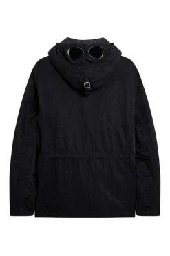 C.P. Company Zomerjassen B. Multi-Pocket Goggle Hooded Jacket Black