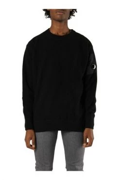C.P. Company Truien & Vesten Round-neck Knitwear Black