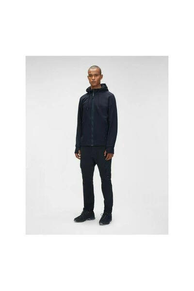 C.P. Company Hoodies & Sweatvesten Diagonal Raised Fleece Goggle Hoodie Blue 2 C.P. Company Hoodies & Sweatvesten Diagonal Raised Fleece Goggle Hoodie Blue - Afbeelding 2