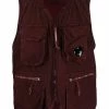 C.P. Company Bodywarmers Vests Red