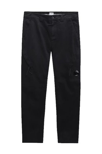 C.P. Company Broeken Garment Geverfd Lens Pocket Cargo Broek Black 1 C.P. Company Broeken Garment Geverfd Lens Pocket Cargo Broek Black