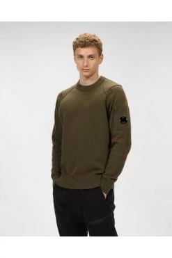 C.P. Company Truien & Vesten Knitwear Green -C.P. Company Winkel fb974bece75503a84c51c6c381355b17