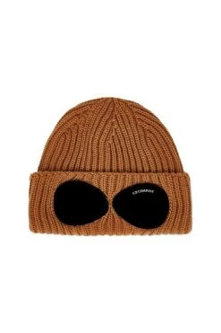 C.P. Company Hoeden Beanies Brown