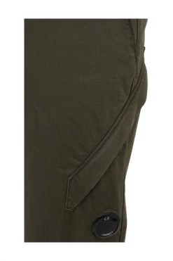 C.P. Company Broeken Garment Dyed Lens Pocket Cargo Pants Green -C.P. Company Winkel ffebc5f0ea3b9bf49f8d33495846d2af